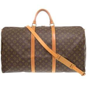 LOUIS VUITTON Brown Monogram Boston Bag
